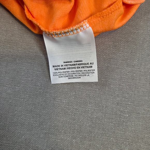 Nike Golf Women’s Dri-Fit Polo Shirt Orange Performance Top Size M NWT - Picture 13 of 16